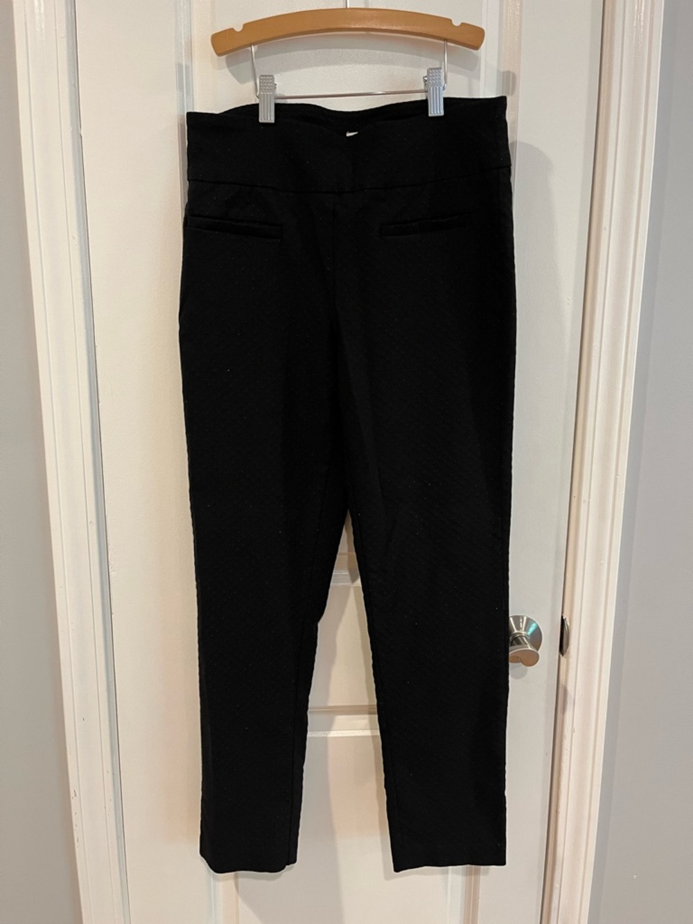 crown & ivy Black Sparkle pant